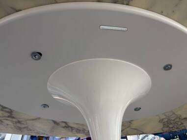 Eero Saarinen,& éditions - Knoll: table ovale 244 cm, Arabescato