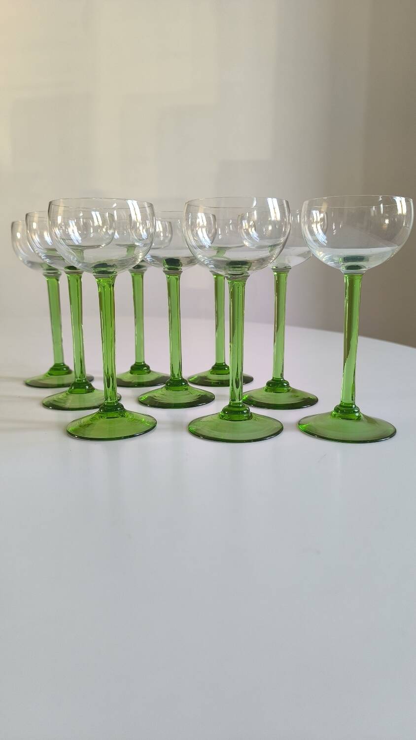 Service de 9 verres alsace en cristal