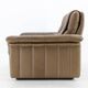 1970s De sede Exclusive Buffalo Leather 2- Seater Sofa , Switzerland