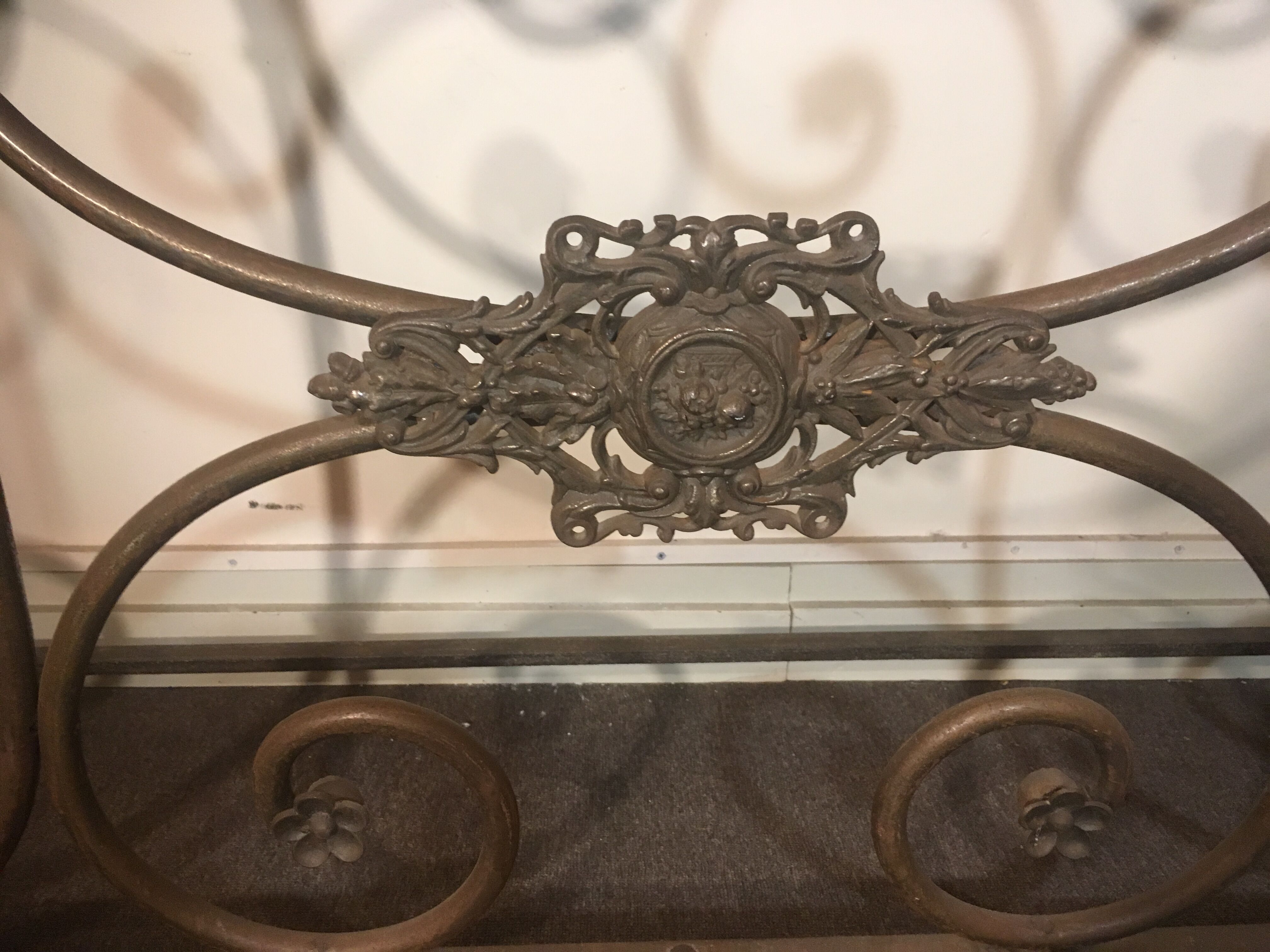 Wrought iron console