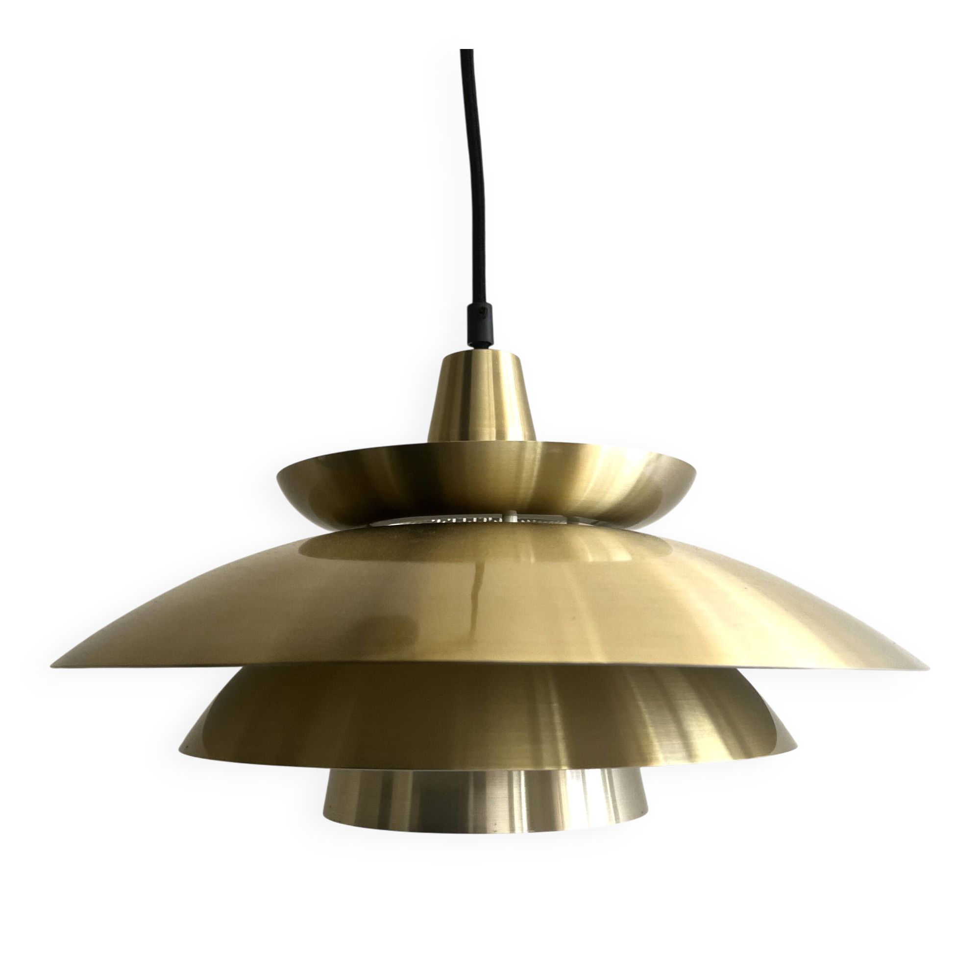 Vintage suspension by Bent Nordsted for Lyskaer, Denmark, 1960s.