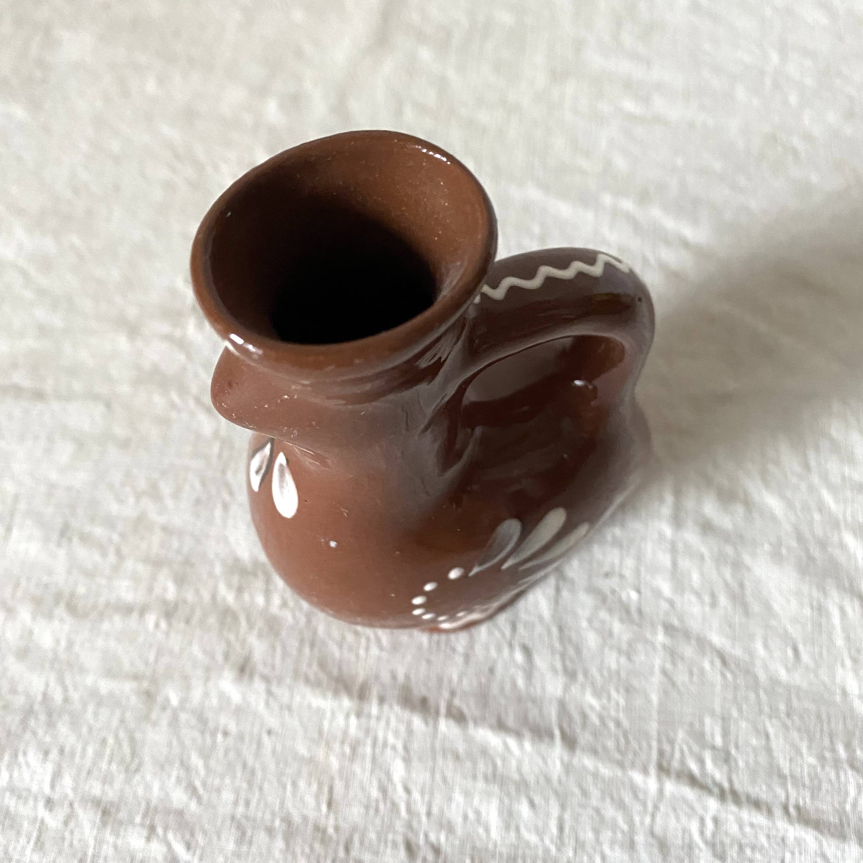 Ceramic bird soliflore vase