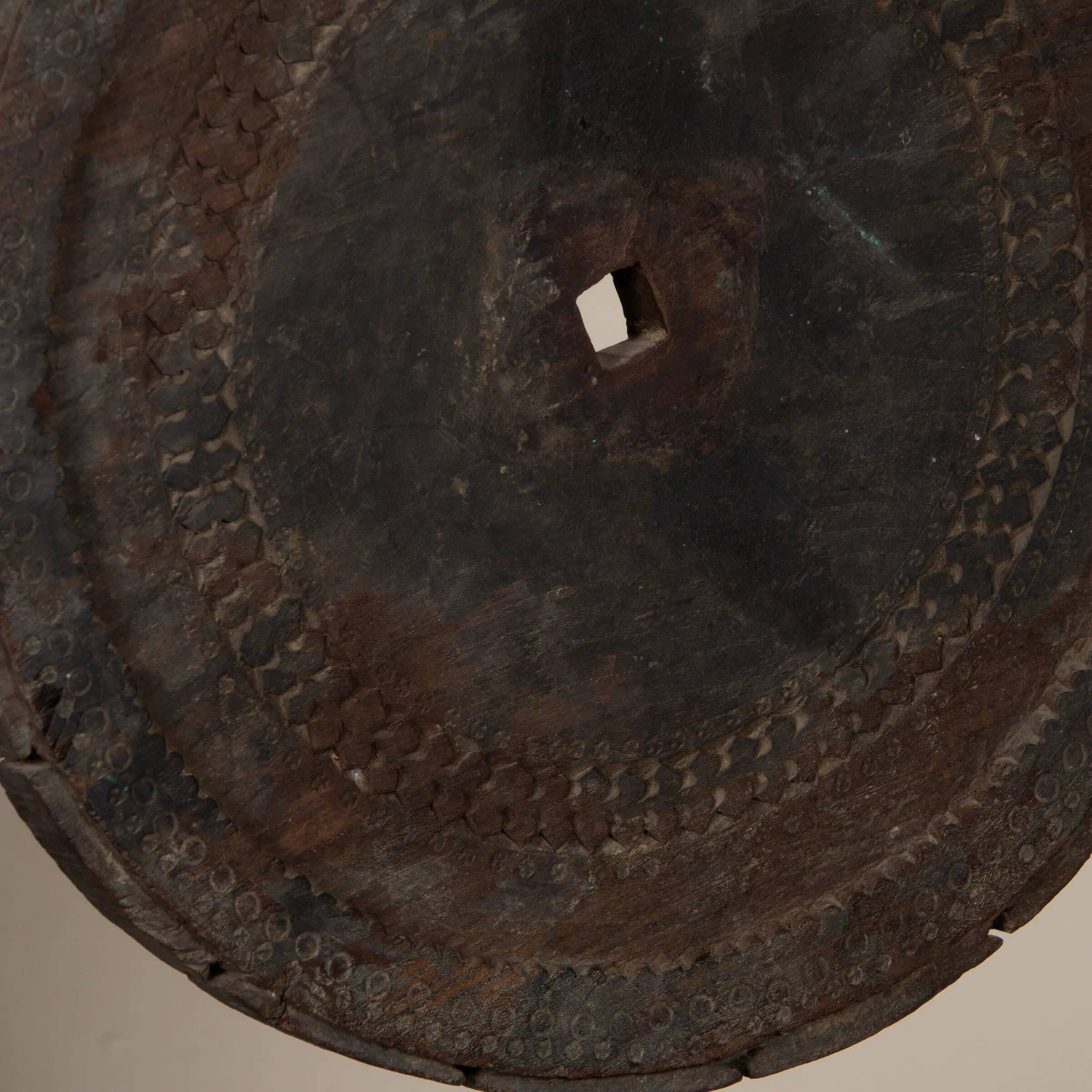 Mandal - Indian wooden wheel on stand no. 2
