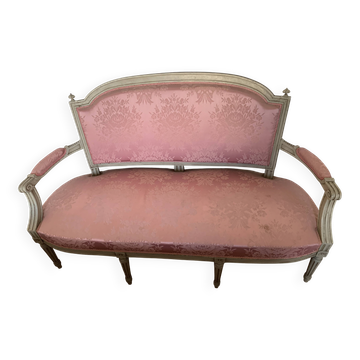 Vintage canapé / Antique banquette in Louis XVI style