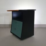 Ensemble Giorgetti 1990 par Umberto Asnago / tables de chevet / tables d'appoint
