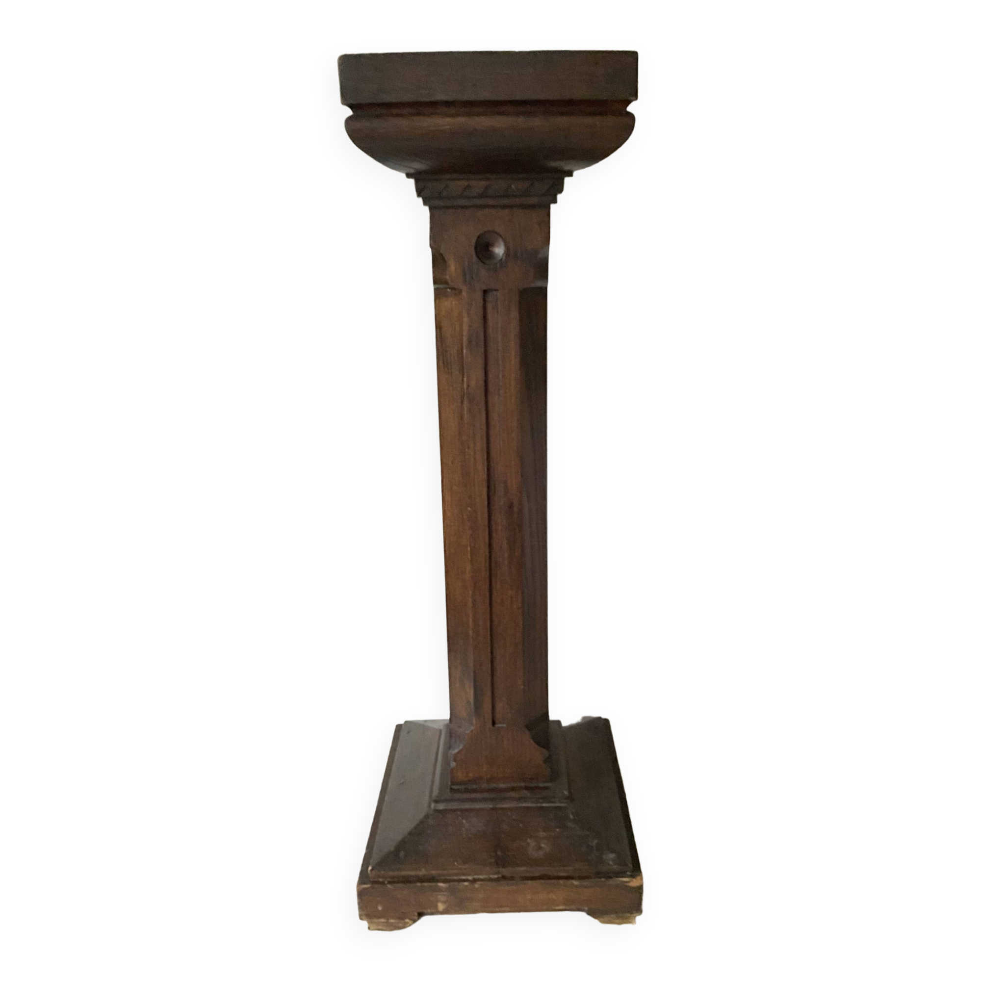 Rustic wooden column