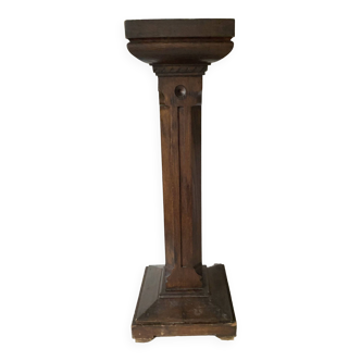 Rustic wooden column