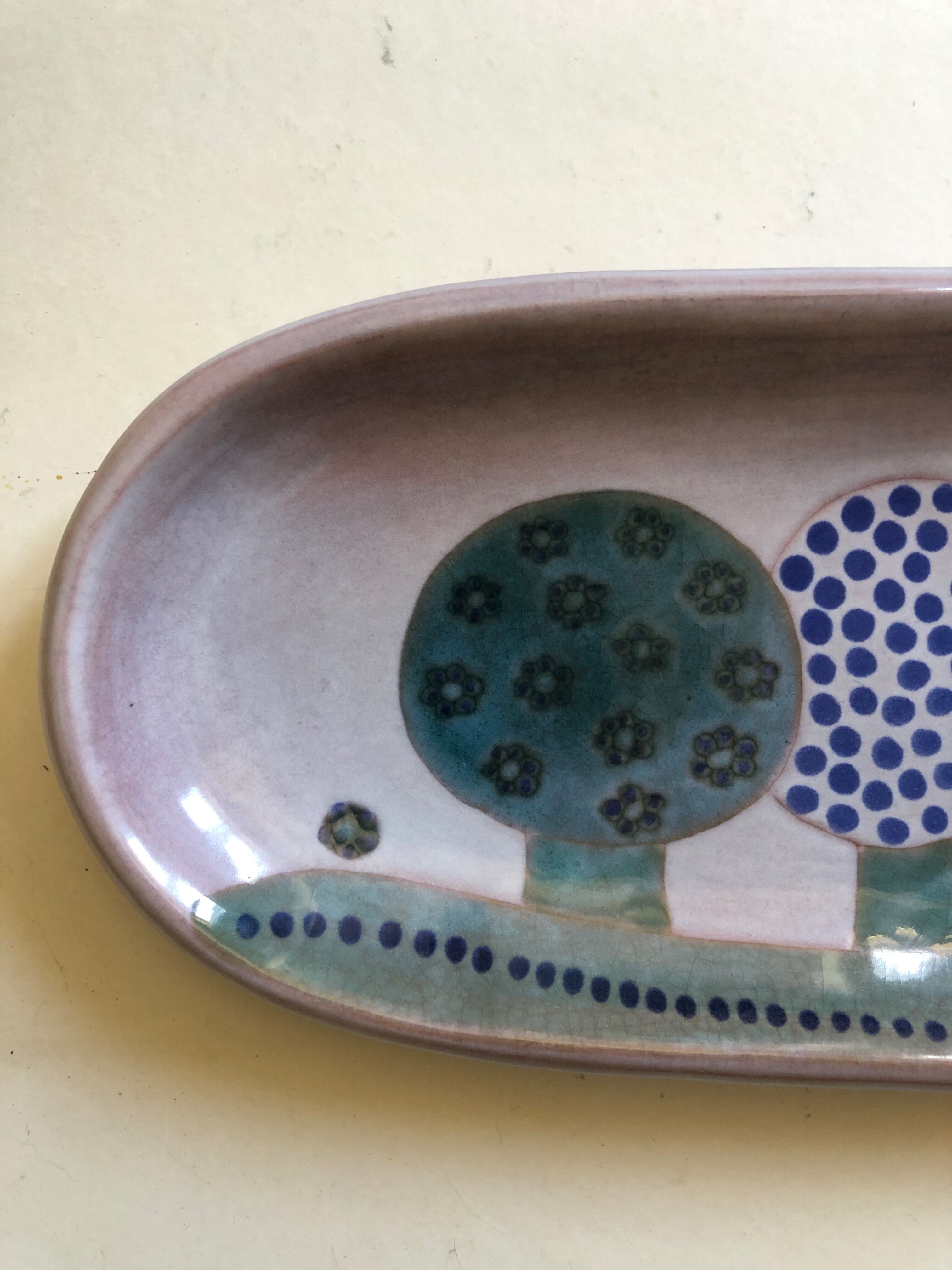 Vintage ceramic catchall from the Cloutier brothers - 1950