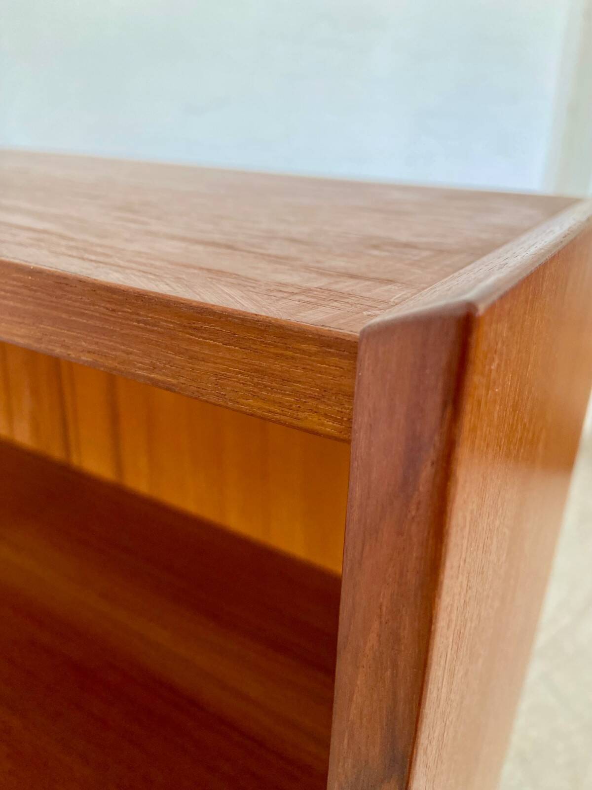 Danish retro vintage bookcase by Ølholm Møbelfabrik in teak 1960s