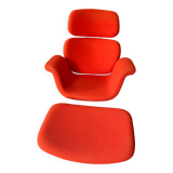 Fauteuil Tulip et son repose-pied de Pierre Paulin édition Artifort