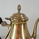 Louis XVI style silver-plated teapot / chocolate pot, early 20th century