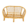 Rattan bench