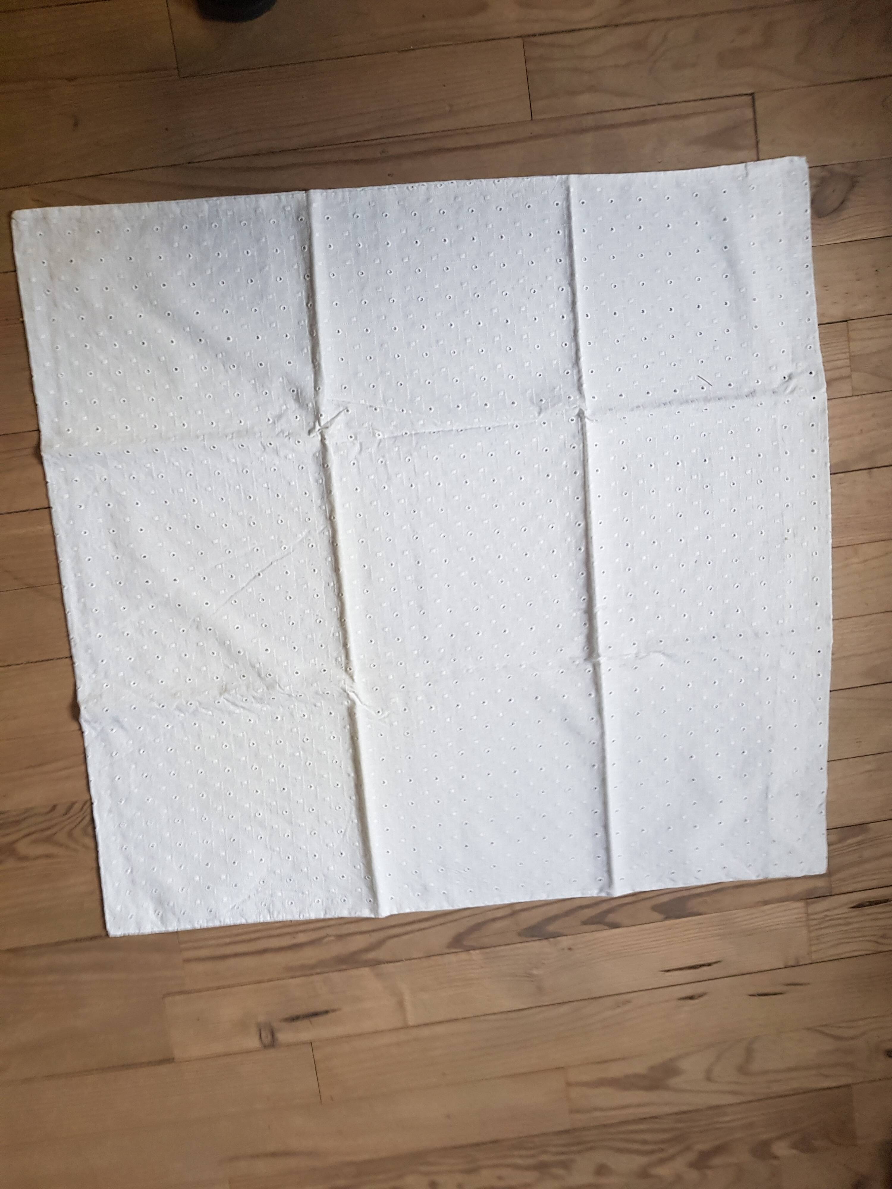 Paire de taies d'oreillers années 60  en liberty