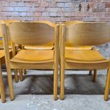 Set of 8 stackable chairs by Karl Klipper