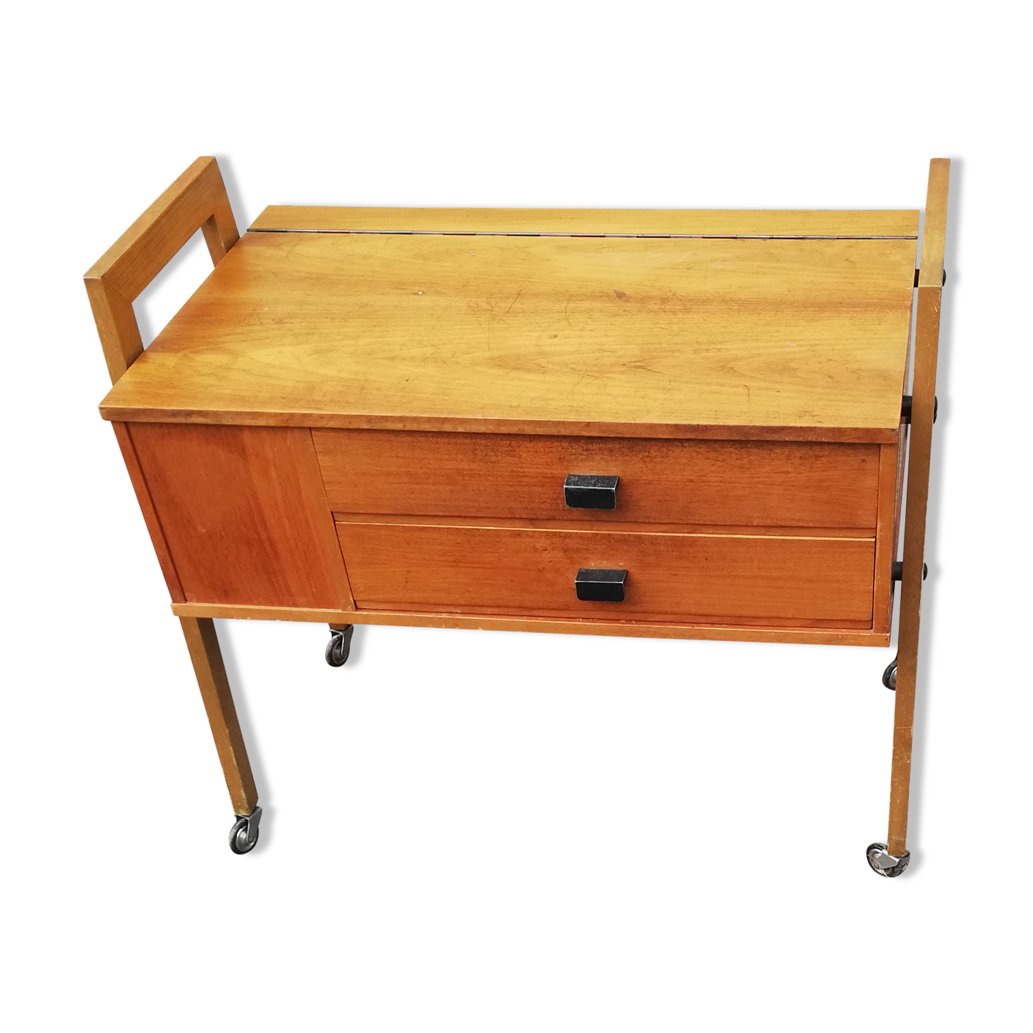 Vintage worker 2 drawers 1 flap