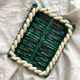 Vintage Vallauris woven ceramic trivet