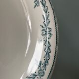 Compotier pedestal in earthenware Moulin des Loups & Hamage, Lauriers model