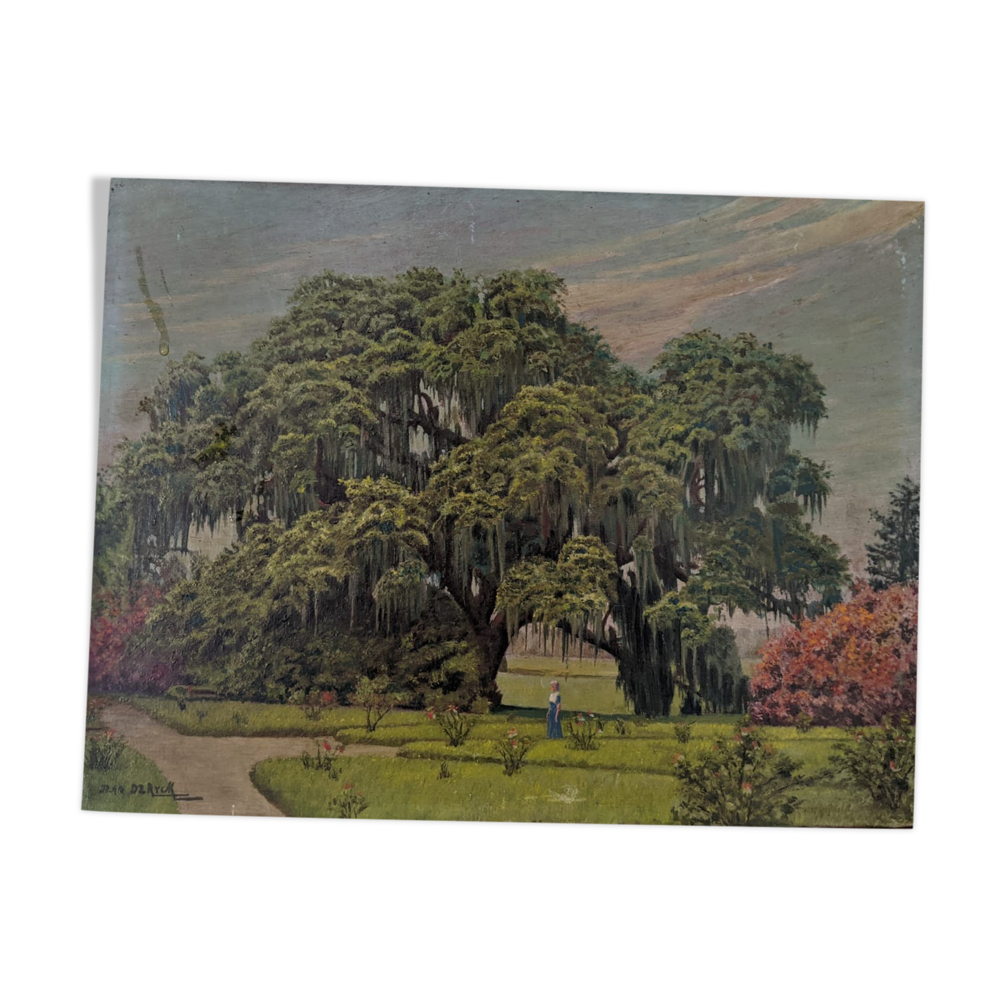 J.Ryck oil painting on cardboard