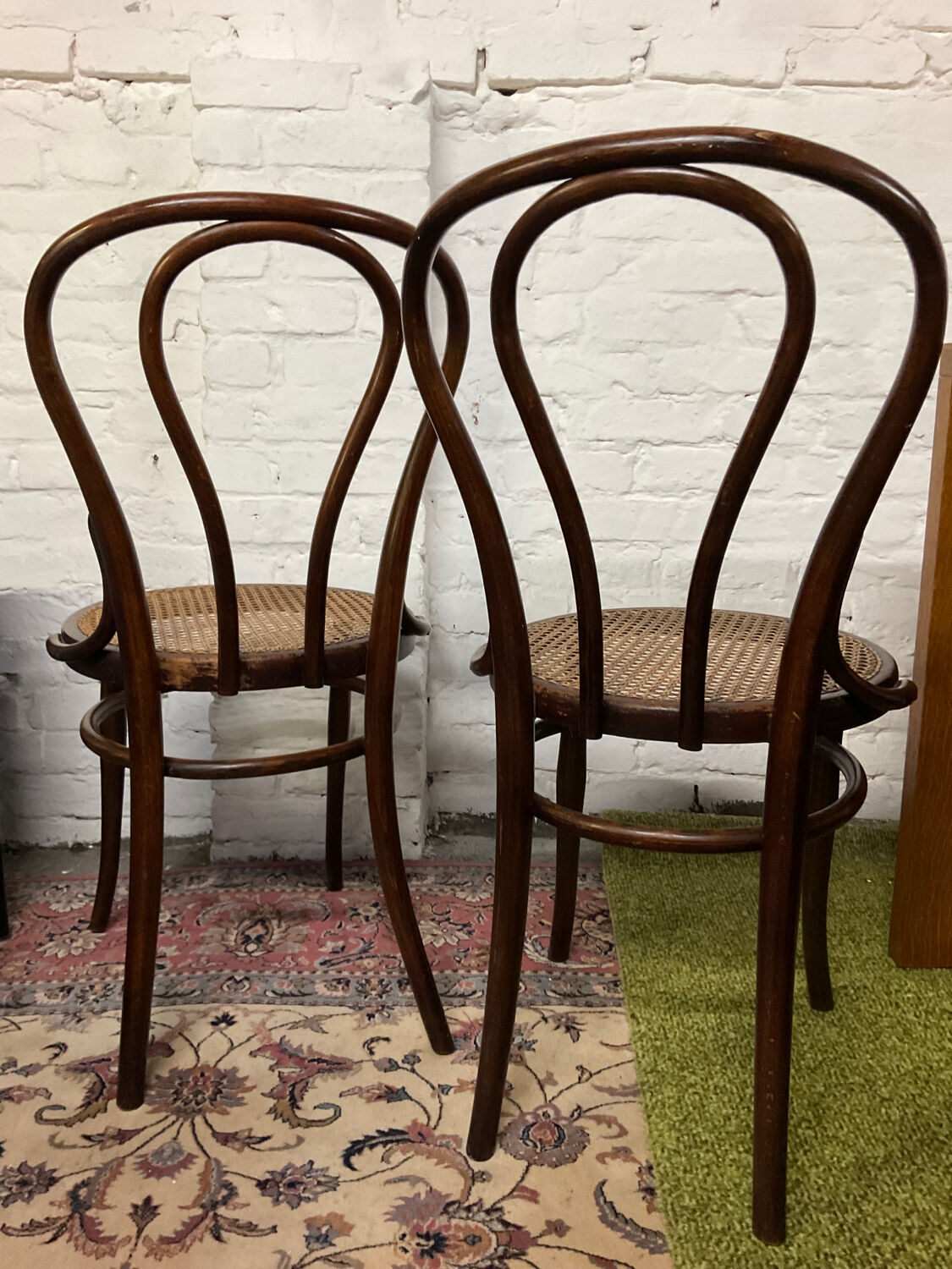Pair of bistro chairs J&J Kohn early twentieth century