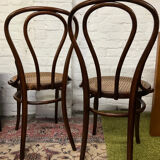 Pair of bistro chairs J&J Kohn early twentieth century