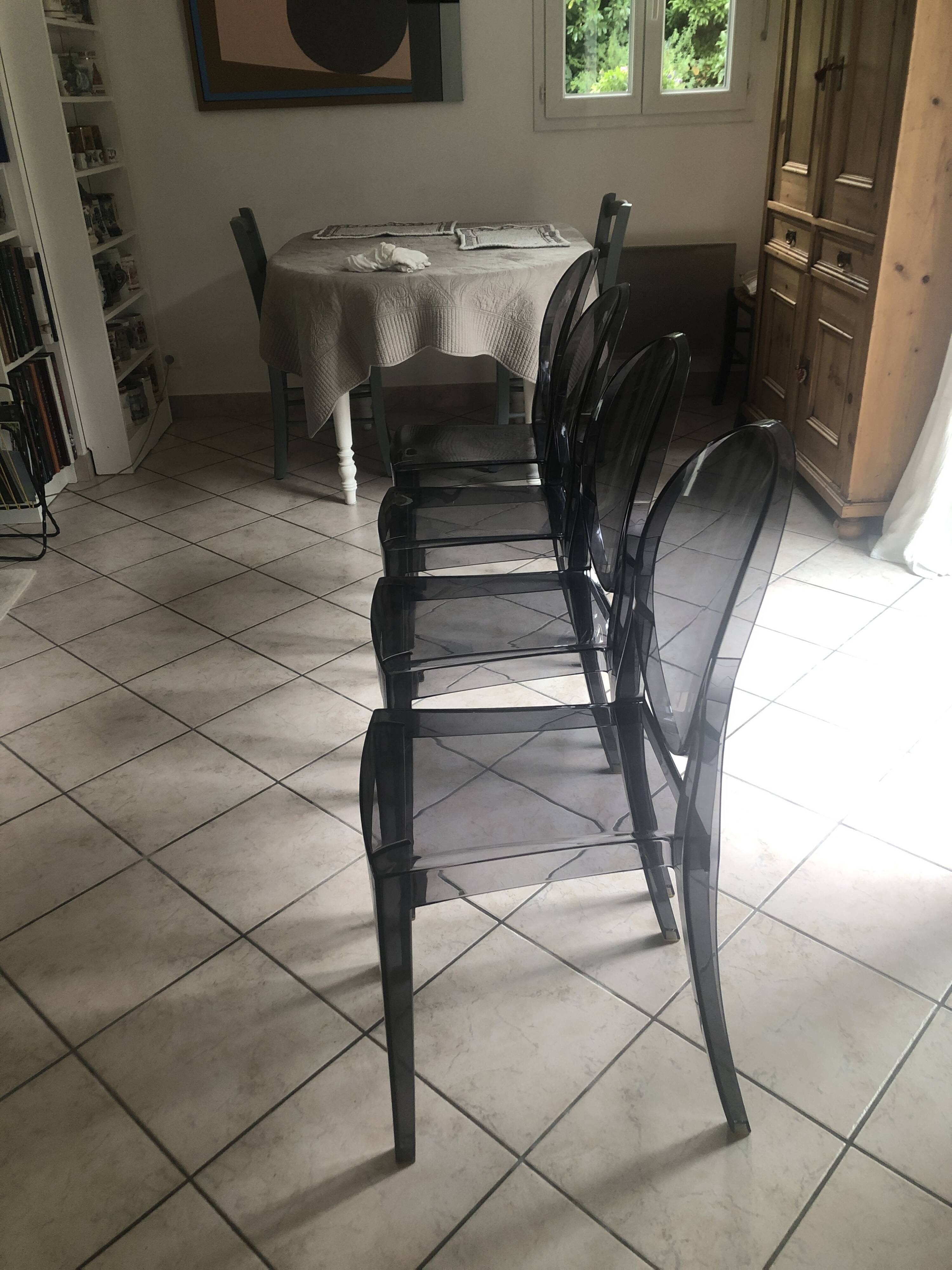 Set of Kartell chairs