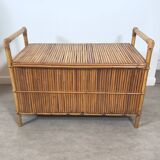 Rattan toy box