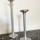 Ikea brushed aluminum candle holders kagla model