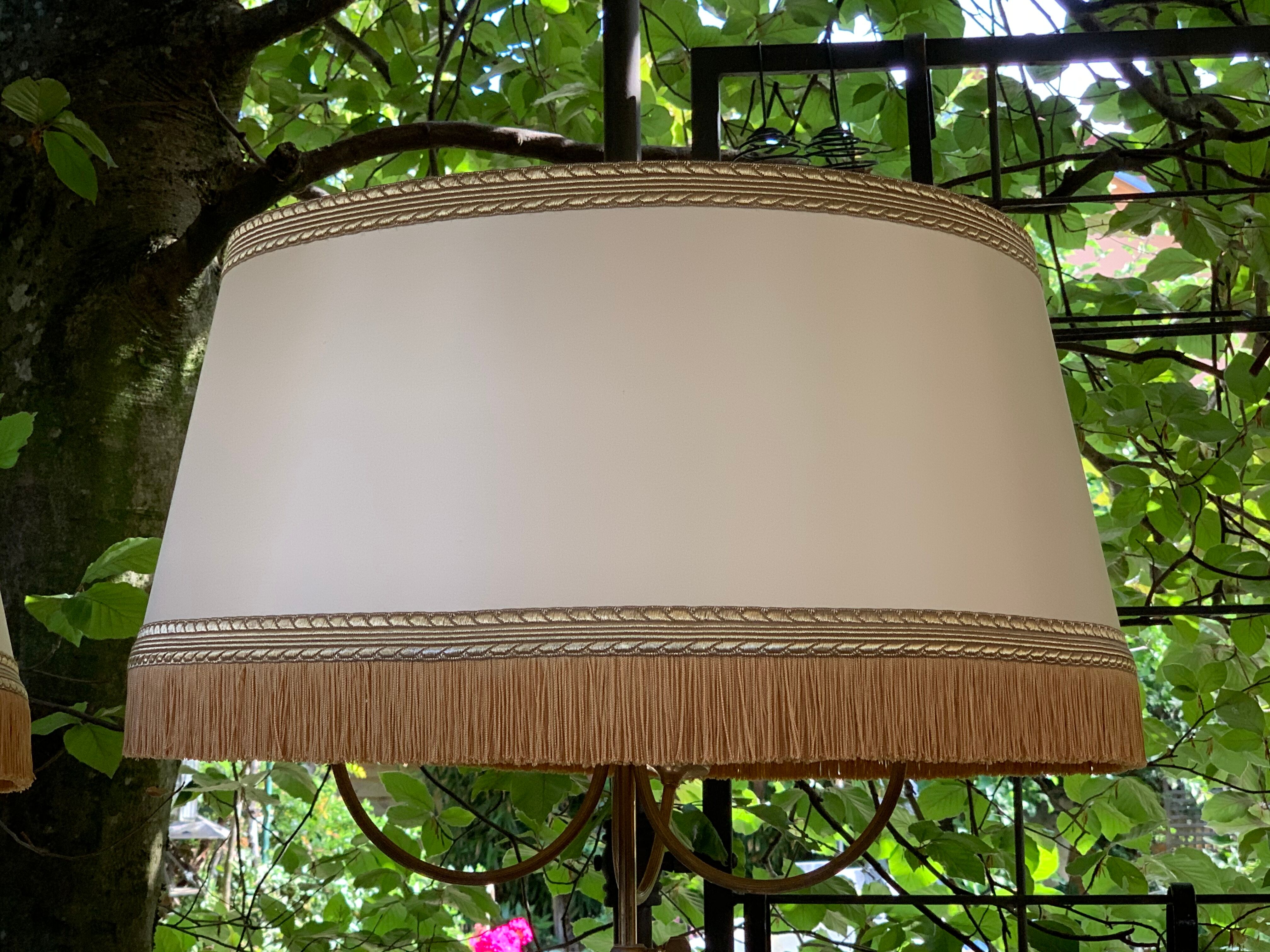 Pair of tripod lampposts 1960