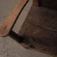 Peasant armchair in solid oak, France, 19th century