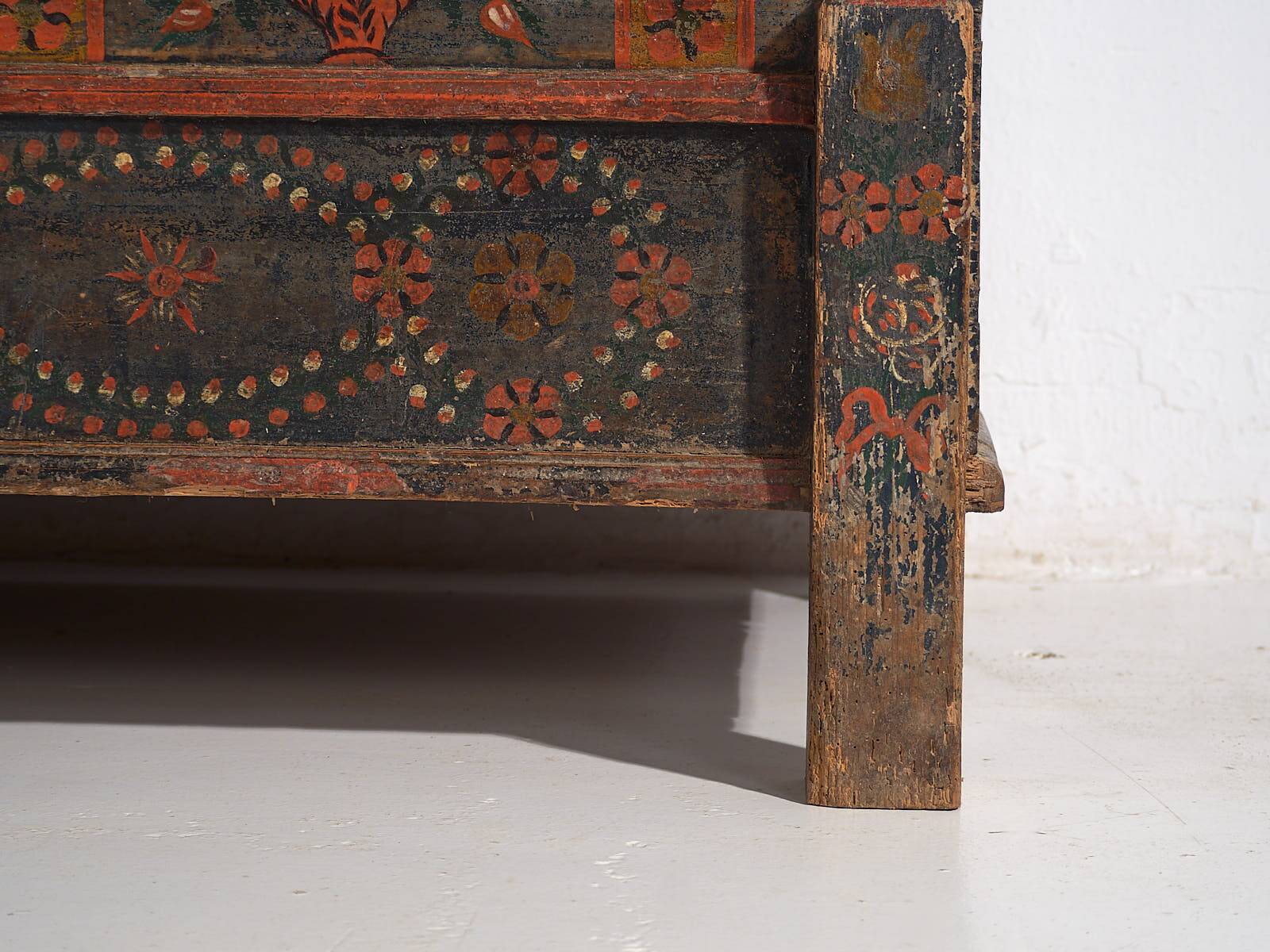 Antique painted chest (c.1870) #28