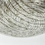 Vintage swirling Murano glass pendant lamp La Murrina, Italy, 1970s