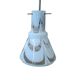 Splendido Lampadario Vintage Anni '70 in Vetro Soffiato