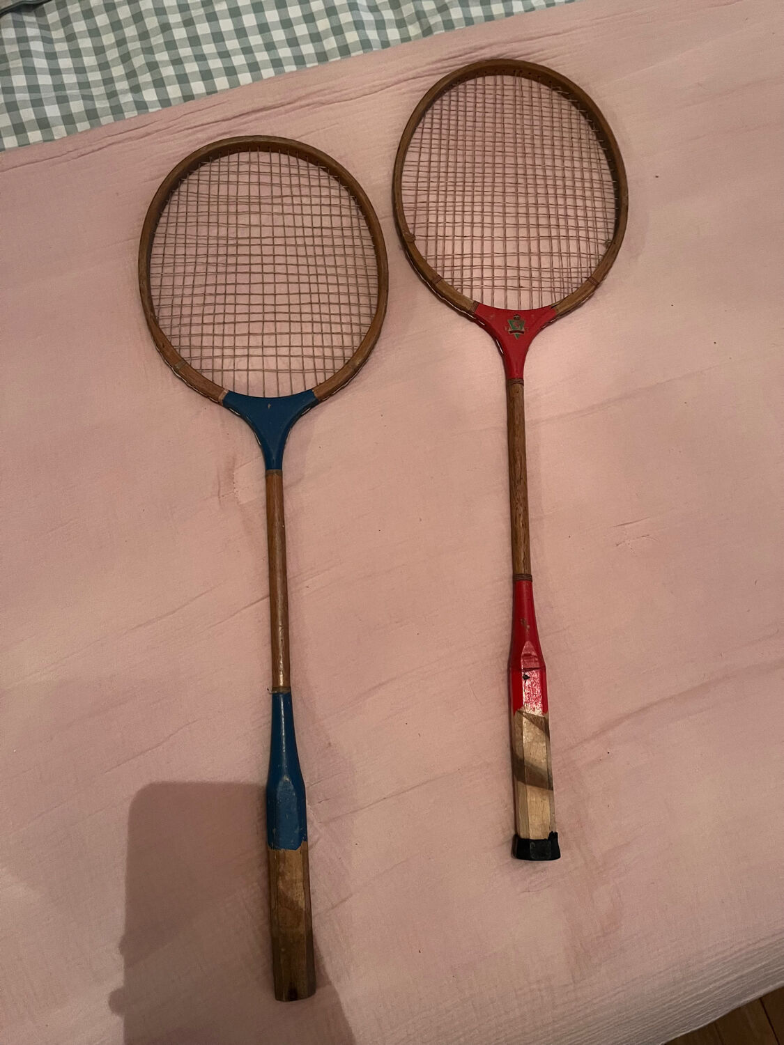 Raquettes vintage décoration