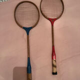 Raquettes vintage décoration