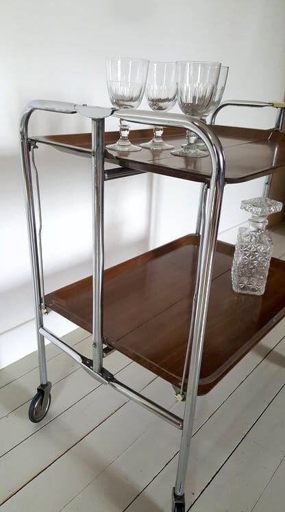 Folding dessert on wheels 1970