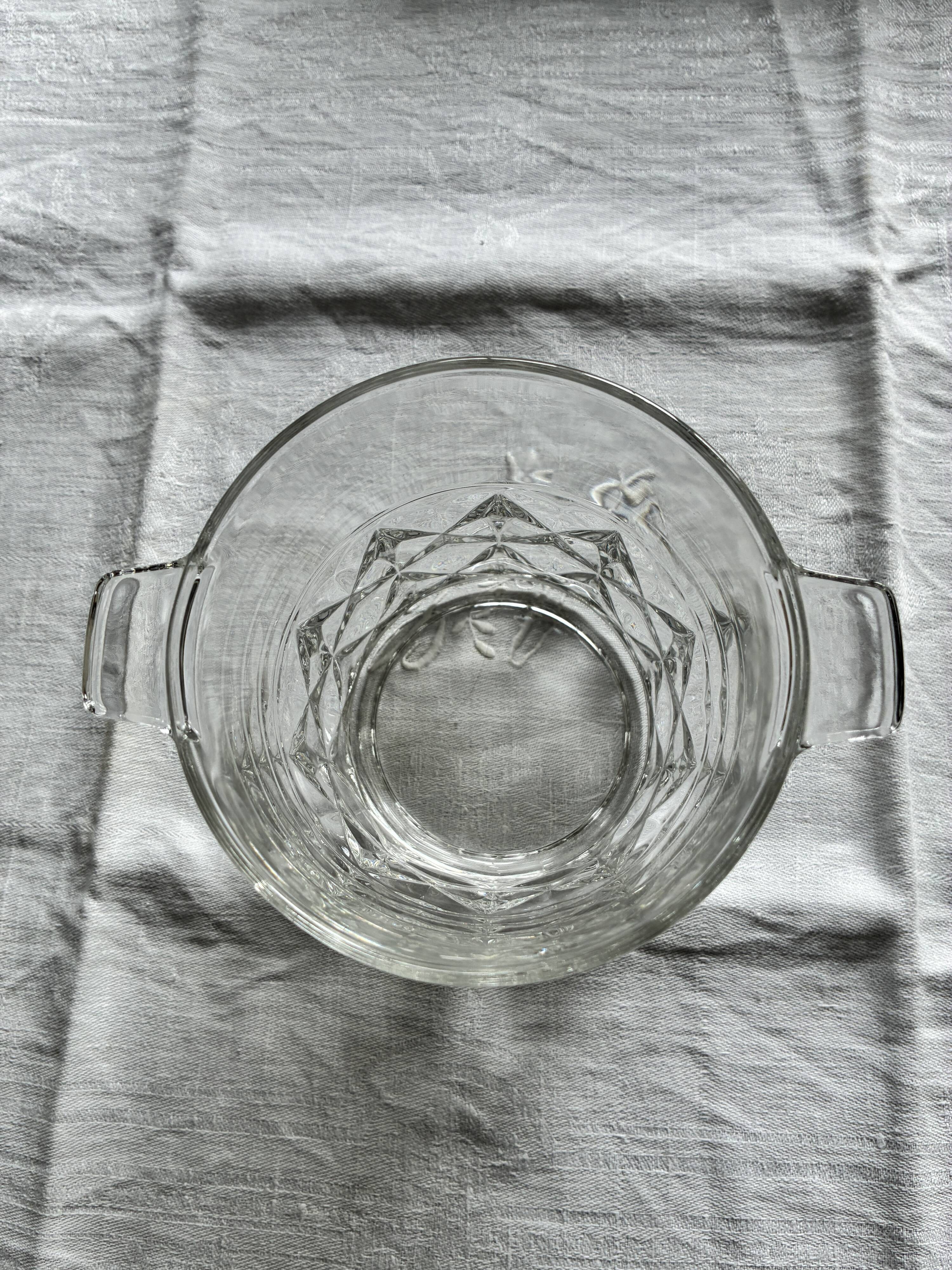 Crystal ice bucket made in France