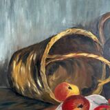 Nature morte sur bois