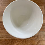 Vintage bowl with sky blue stripes