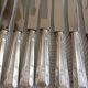 12 silver-plated art deco knives