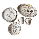 Rare ceramic service Bernardo Zaldizar
