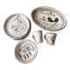 Rare ceramic service by Bernardo Zaldizar
