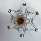 Plychrome openwork spun blown glass vase