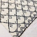 Tapis marocain en laine berbère 253 x 142cm