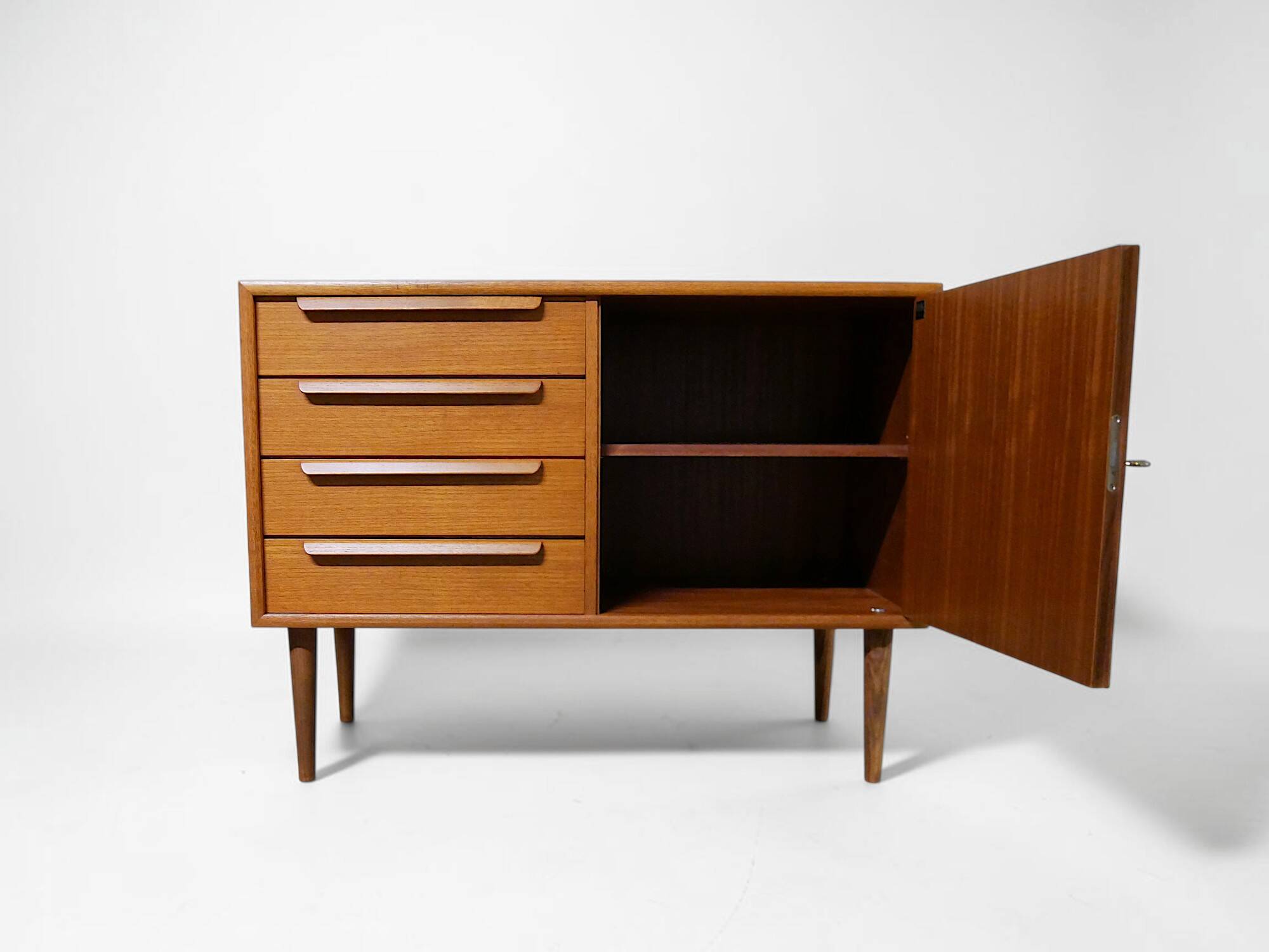 Enfilade scandinave en teck, 1960-1970