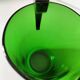 Vintage mint green glass Pichet VERECO, bakelite handle.