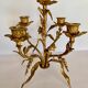 Paire de chandeliers style rocaille