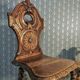 Carved oak chair