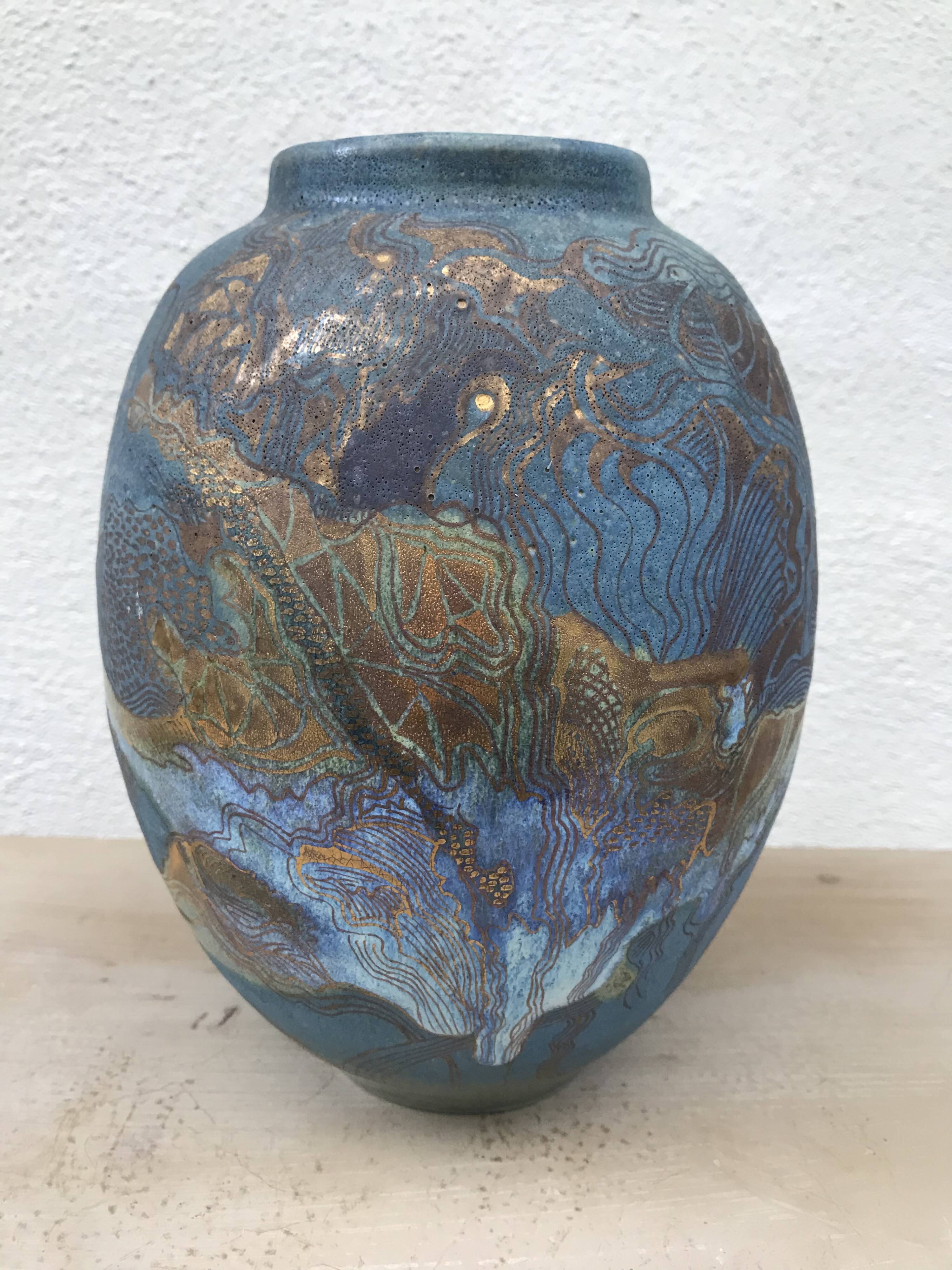 Vase Marc Roussel 80's