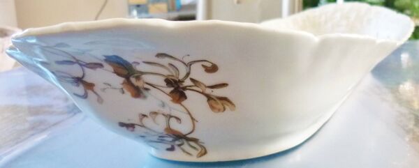 Long plat à poisson, viande, XIXème siècle, porcelaine de Limoges Haviland, 66cm