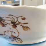 Long fish and meat dish, 19th century, Haviland Limoges porcelain, 66cm